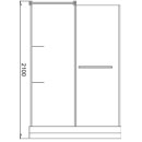 Shower Enclosure Front View