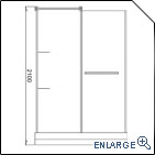 Shower Enclosure Side View