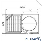 Shower Enclosure Overhead View