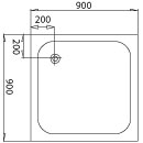 Shower Enclosure Overhead View