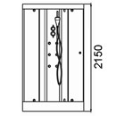 SHDV6016 Shower Enclosure Front View