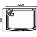 Shower Enclosure Overhead View