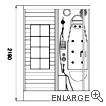 Berkeley sauna steam room (front view)