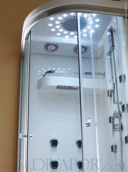 Di Vapor Cascade Steam Shower Quadrant 900 x 900 SPA eBay