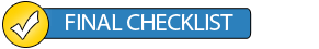 Steam Cabin Checklist