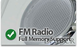 FM Radio with external audio support