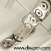 Hinged swinging door