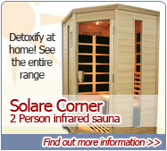 Solare Corner Infrared Sauna