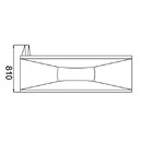 Luxor Hydromassage Bath - Technical Diagram 2