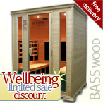 4 Person Infrared Sauna in Basswood