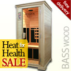 Solare Solo Infrared Sauna in Basswood