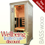 Solare Solo Infrared Sauna in Basswood