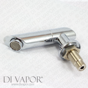 Deck Mounted Filler Tap for Bath - Solid Brass Chrome Side Tapset Universal Fitting
