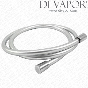 PVC SMOOTH SHOWER HOSE SILVER EFFECT 1.5M