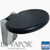 Round Folding Wall Mounted Shower Enclosure Seat - 30cm - Disability Mobility