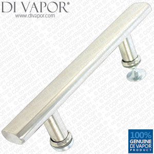 150mm Shower Door Handle | 15cm (6 Inches) Hole to Hole | Stainless Steel
