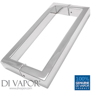 175mm Shower Door Handles (17.5cm Hole to Hole) - Stainless Steel - 175HAS