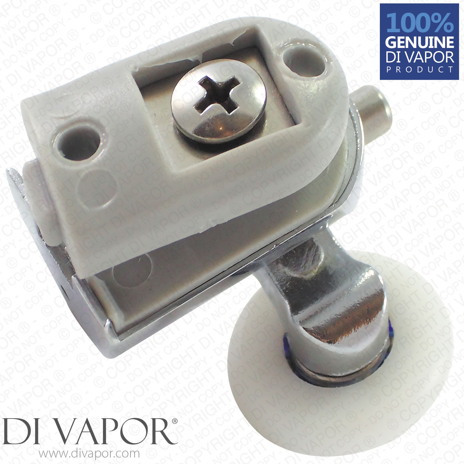 Double Bottom Glass Curved Shower Door Roller 6mm to 8mm Glass 22mm