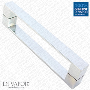 160mm Solid Stainless Steel Shower Door Handle | 16cm Hole to Hole