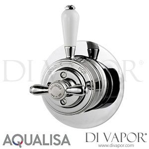 Aqualisa 500.00.01 Aquatique Concealed Traditional Mixer Shower Valve - Chrome