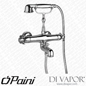 Paini 87CR100TH Duomo Thermostatic Bath Shower Mixer with Fixed Shower Kit Spare Parts