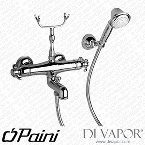 Paini 87CR105TH Duomo Thermostatic Bath Shower Mixer with Adjustable Shower Kit Spare Parts
