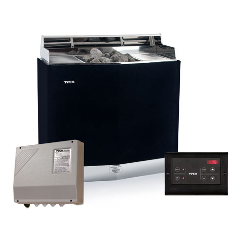 Tylo SDK 10 Sauna Heater with CC 50 Control Panel, Relay Box & Stones 10.7kW