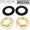 Bristan BLH84 1/2 Metal backnut with Washers