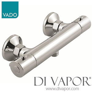VADO DGS-149-1/2-C/P Shower Bar Valve in Chrome (Central Outlet)