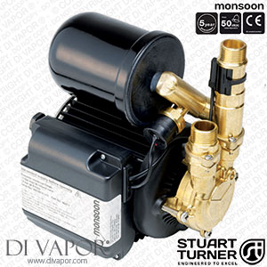 Stuart Turner 46498 Monsoon Universal 2.0 Bar Single Water Pump for Showers, Bathrooms, Houses and Apartments