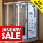 Utopia Steam Shower Cabin and Sauna Cubicle