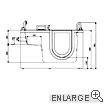 Varedo whirlpool bath (technical diagram)
