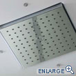 Overhead Rainfall Shower and LED Lighting