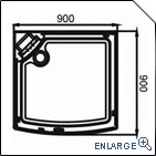 Overhead Veneto 6017 Shower Cabin