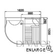 Berkeley steam sauna tray