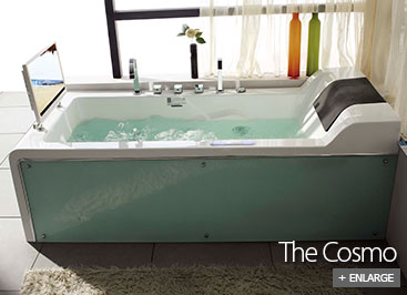 Cosmo Whirlpool TV Bath