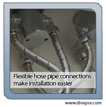 Bath Hose Connections