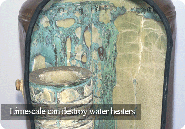 Hard water limescale