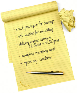 Delivery Checklist