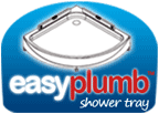 Easy Plumb shower tray