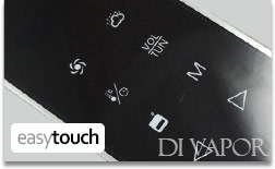 Easy touch control panel