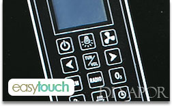 Easy touch control panel