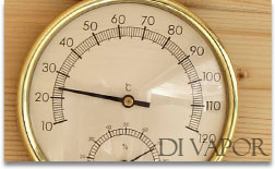 Sauna Temperature Gauge & Sand Timer