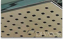 Overhead 8 inch rainfall shower