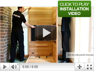 Infrared Sauna Installation Video