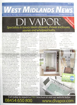 West Midlands News Steam Shower Feature