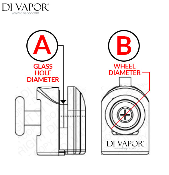 Door Roller Dimensions