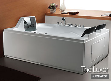 Luxor Whirlpool TV Bath