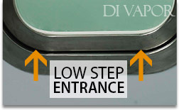 Low Step Entrance Di Vapor The Mirano Walk in Mobility Bathtub 
