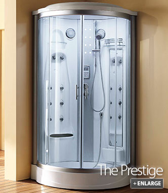 Prestige single person steam shower